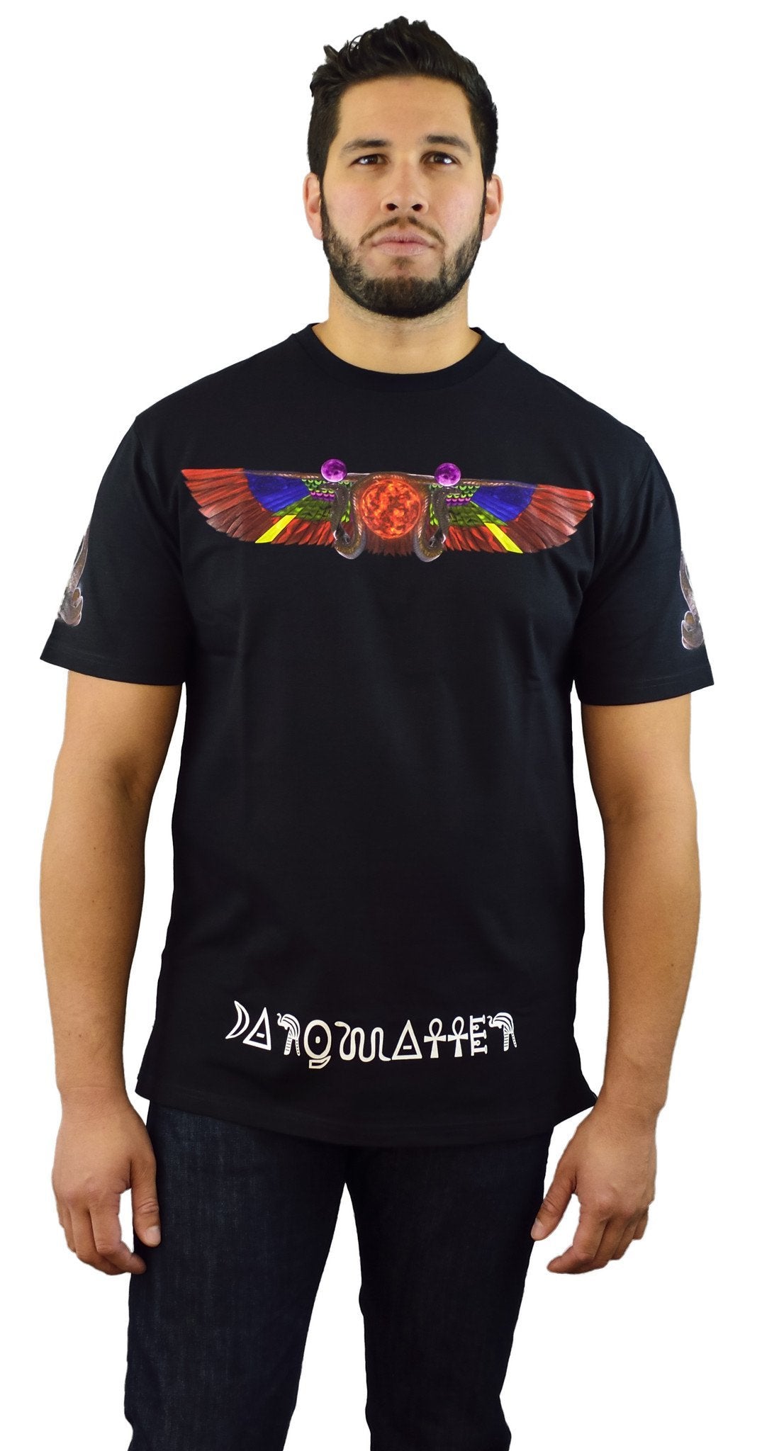DarqMatterDesign CutnSew T-Shirts Small / Black Amen-Ra