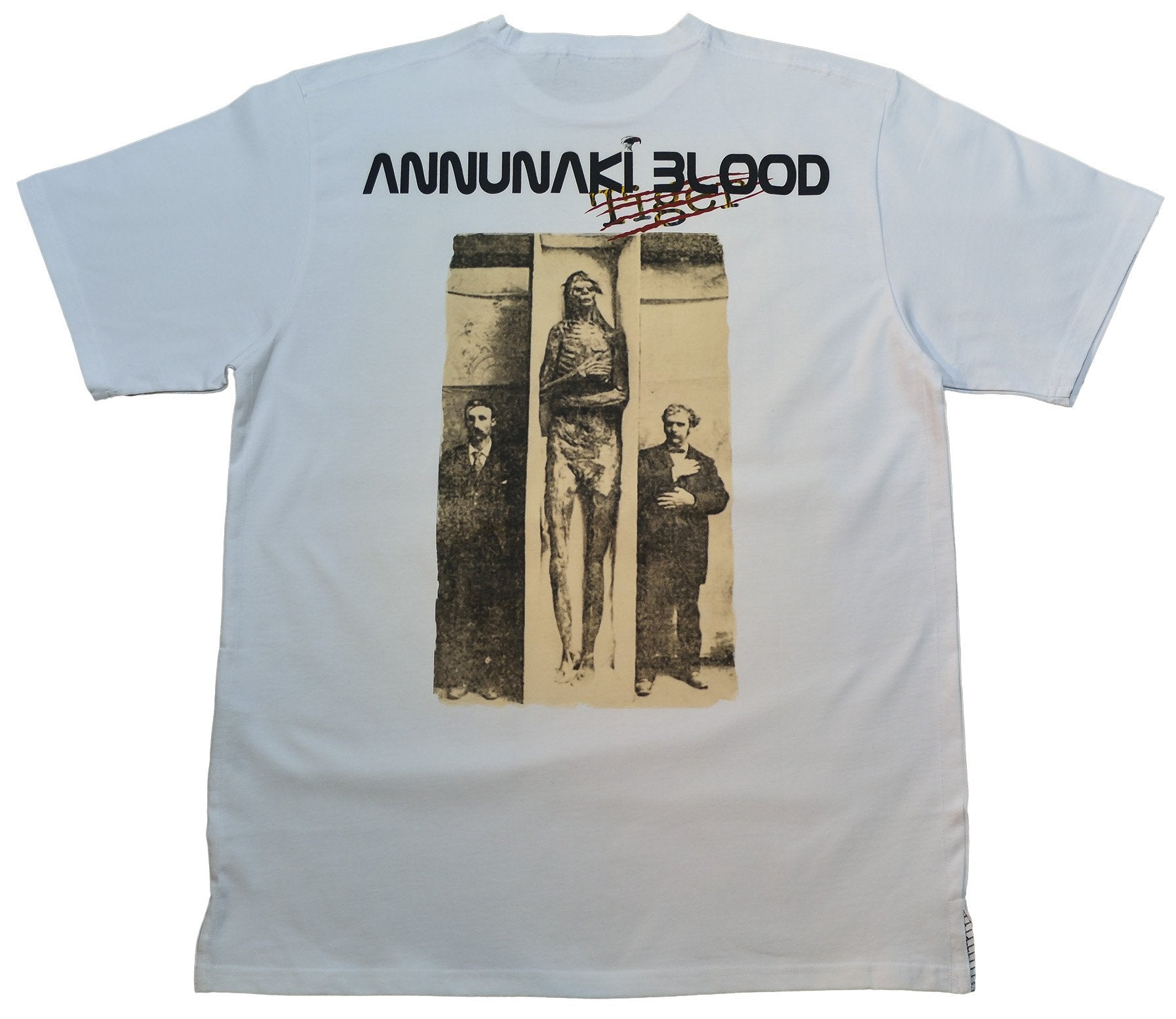 DarqMatterDesign CutnSew T-Shirts Small / White Annunaki Blood