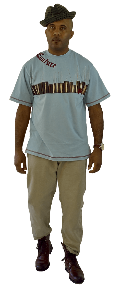 DarqMatterDesign CutnSew T-Shirts Medium / Blue Haze Cherokee