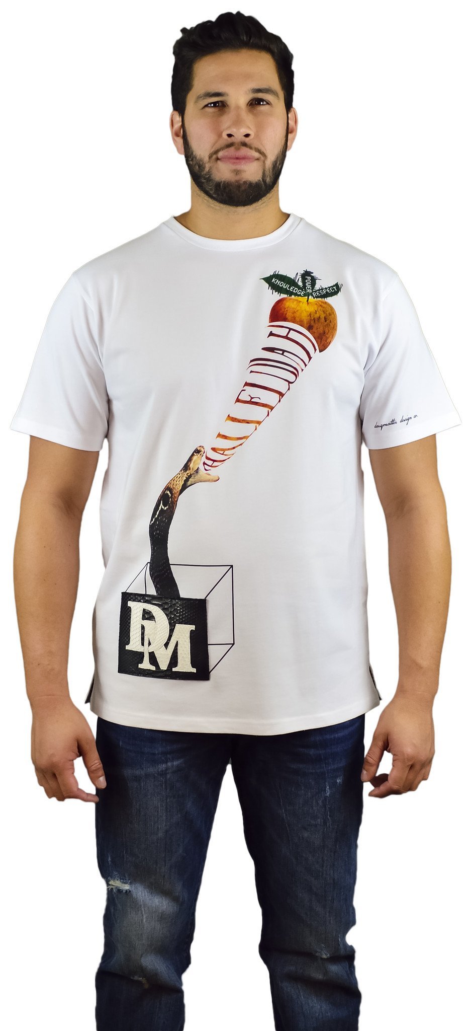 DarqMatterDesign CutnSew T-Shirts Small / White Hallelujuer