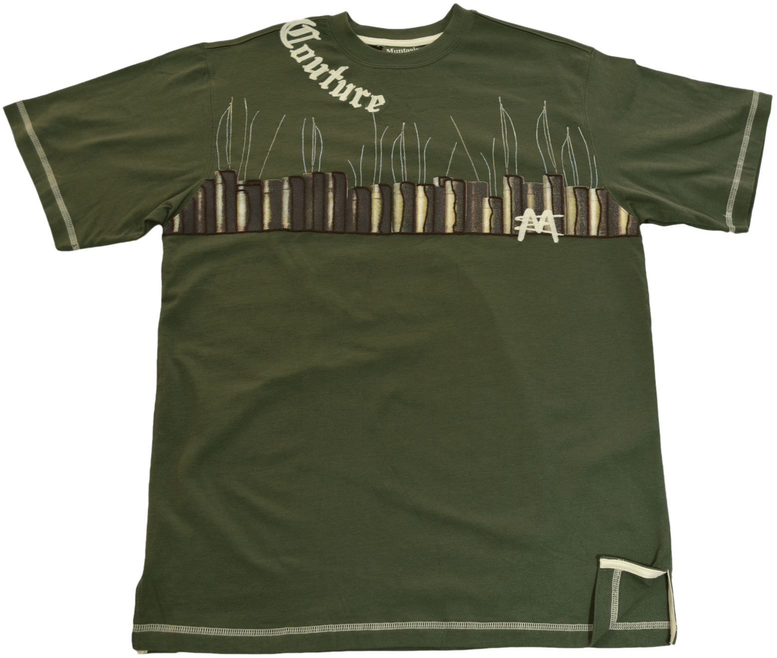 DarqMatterDesign CutnSew T-Shirts Medium / Olive Green Cherokee