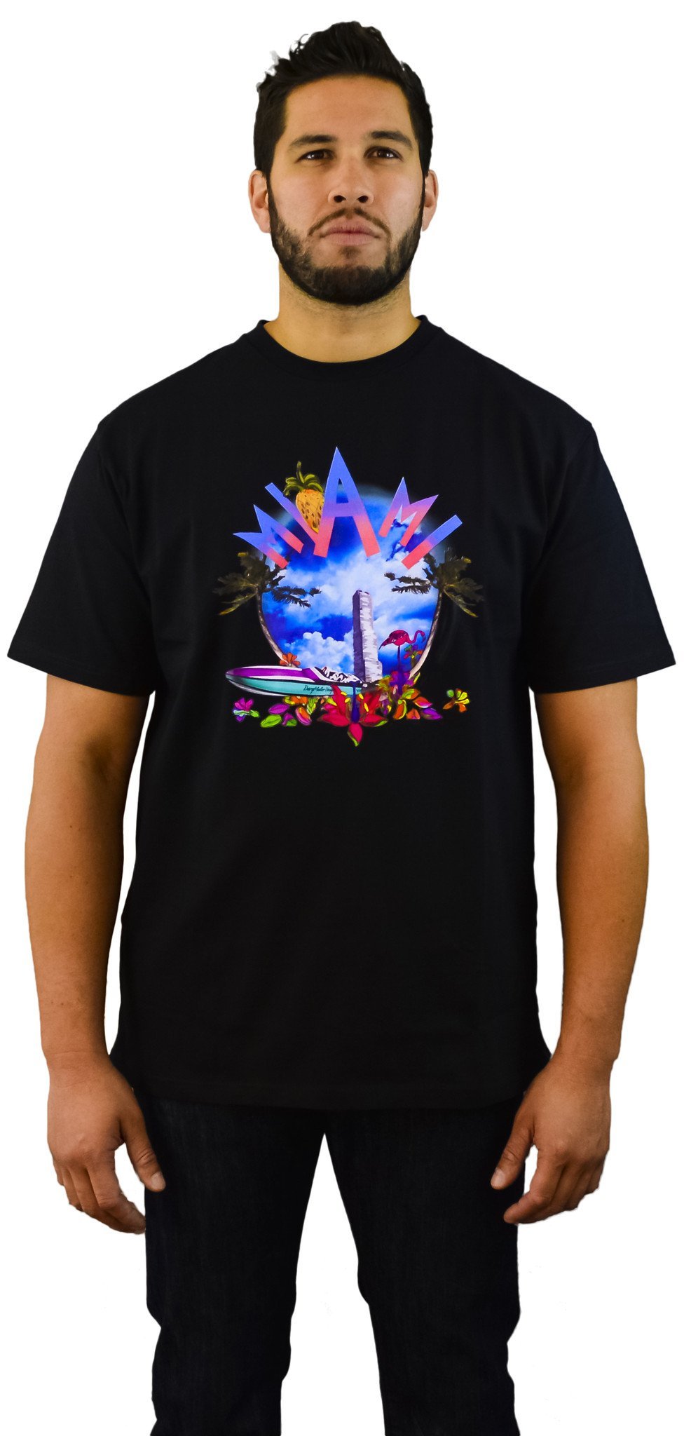 DarqMatterDesign CutnSew T-Shirts Small / Black Ocean Drive