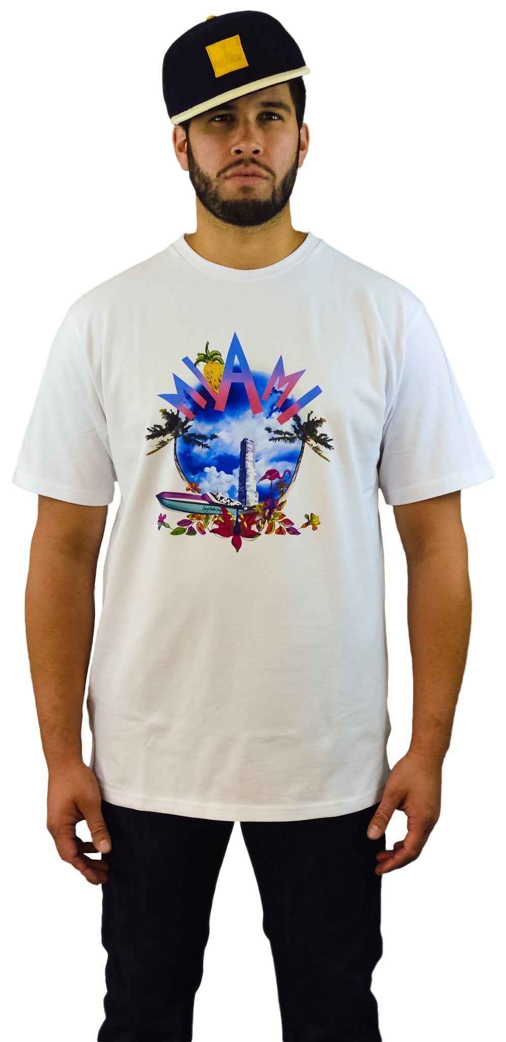 DarqMatterDesign CutnSew T-Shirts Small / White Ocean Drive