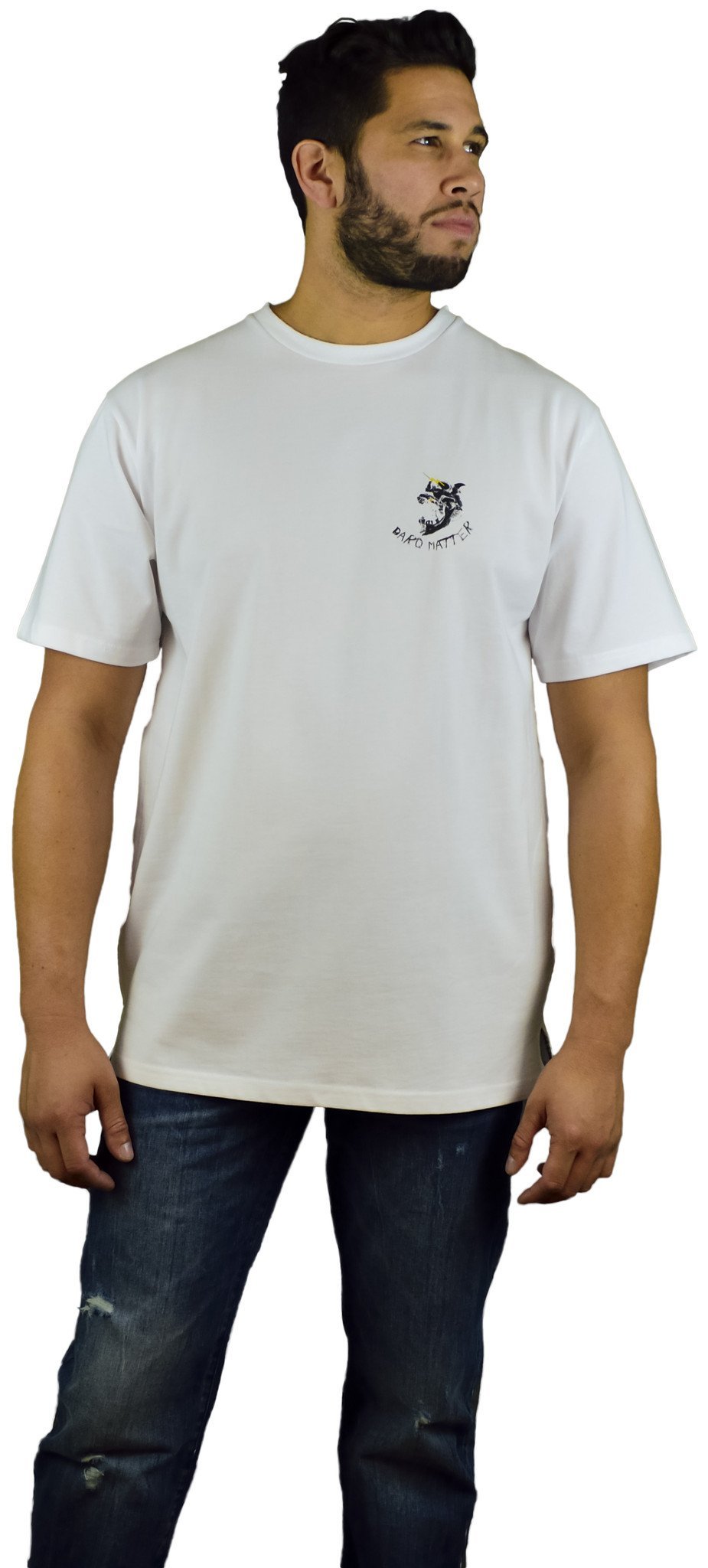 DarqMatterDesign CutnSew T-Shirts Small / White Rebel Yell