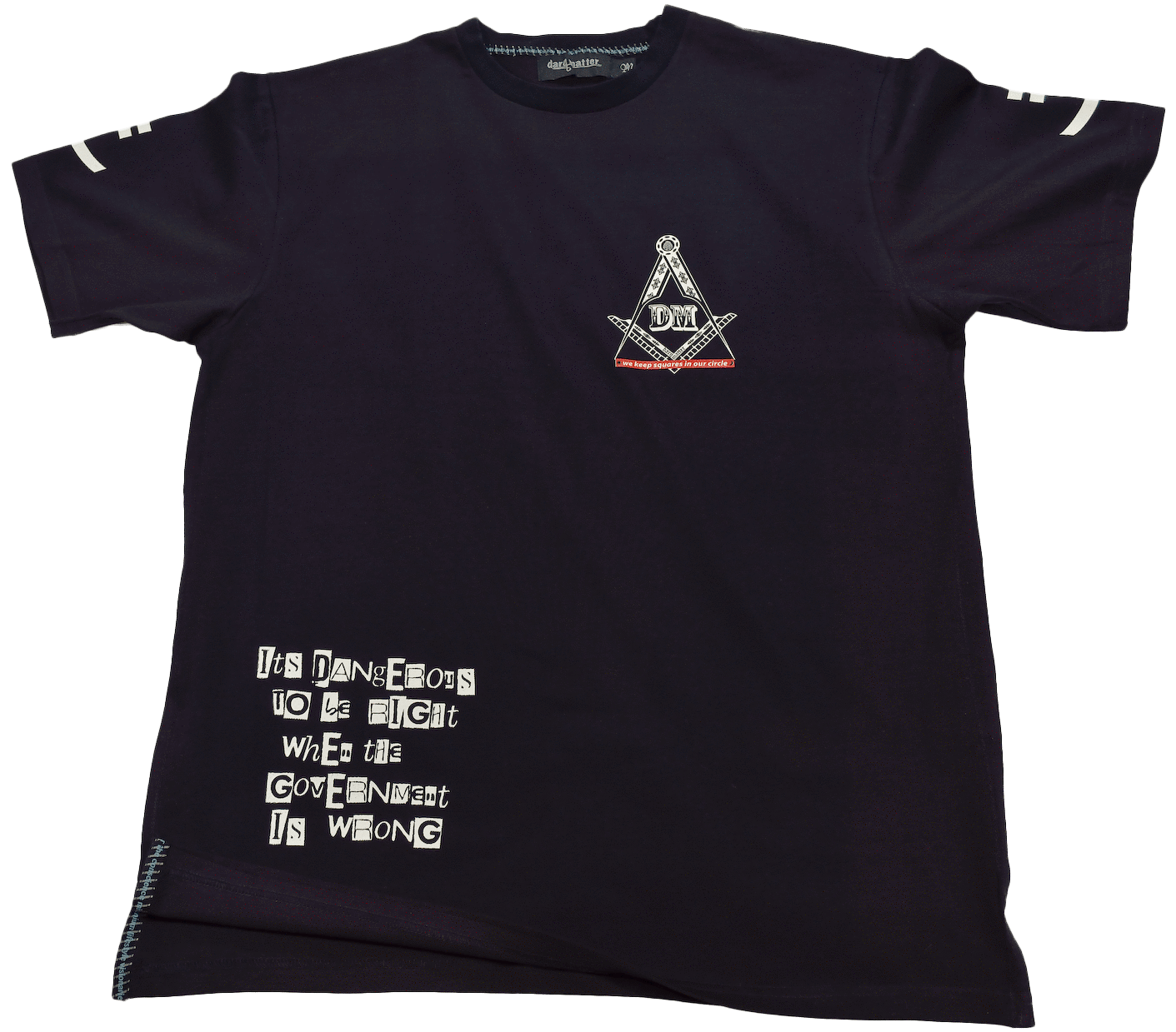 DarqMatterDesign CutnSew T-Shirts Small / Black Voltaire