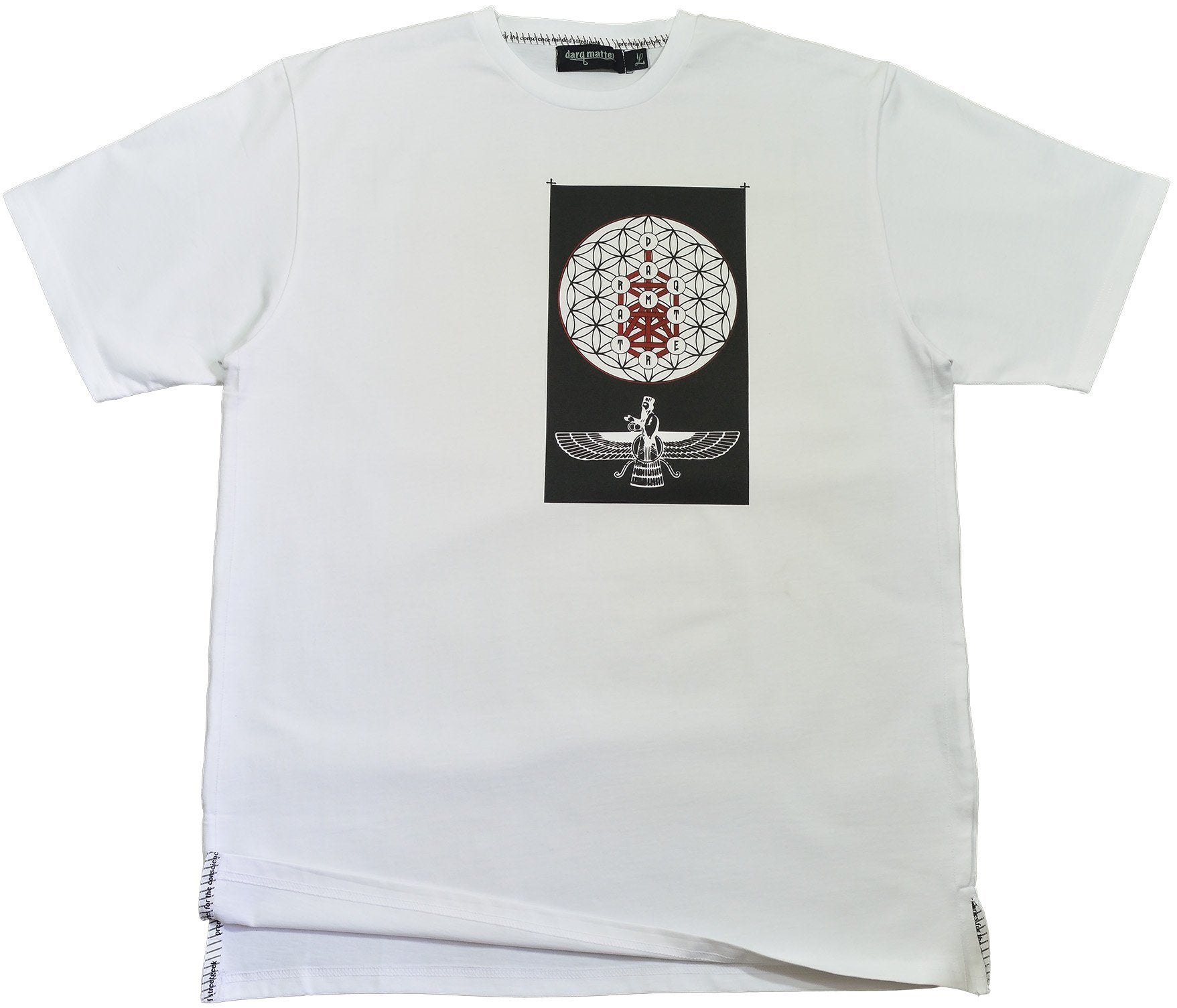 DarqMatterDesign CutnSew T-Shirts Small / White Annunaki Blood