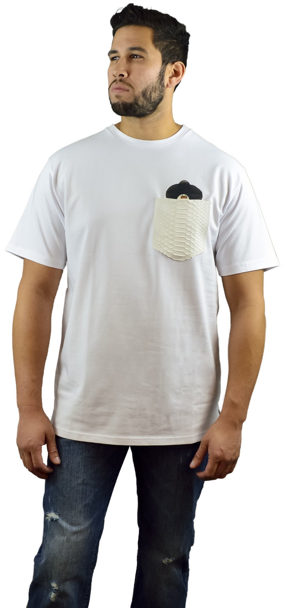DarqMatterDesign CutnSew T-Shirts Small / White Viper