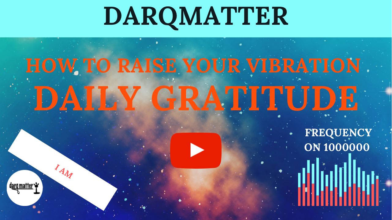 Daily Gratitude Thumbnail, background of the universe.