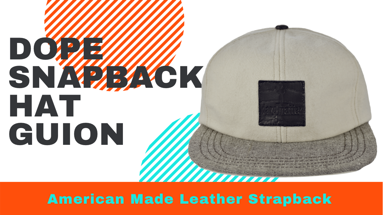 American Made Leather Strapback Hats