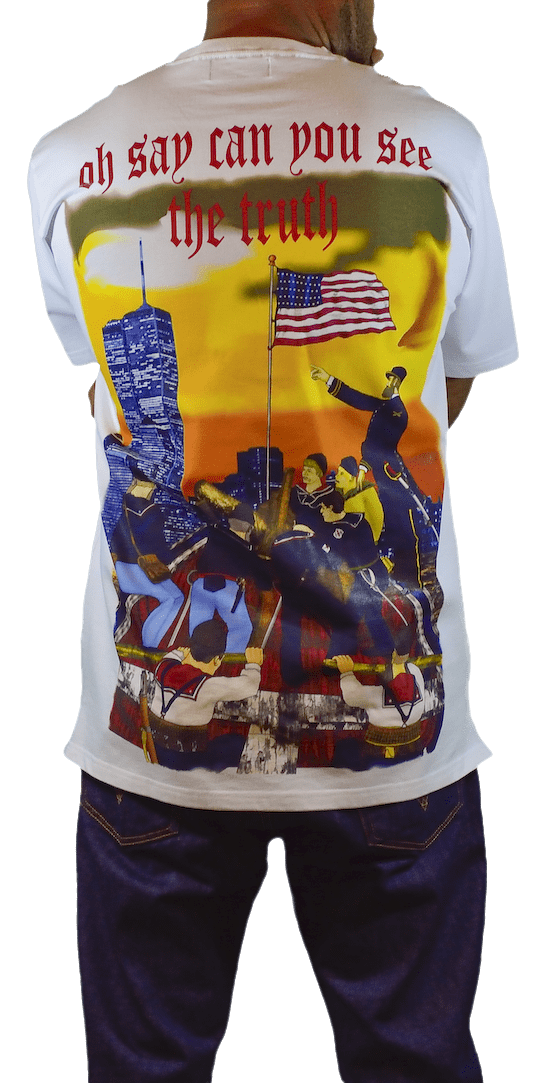 DarqMatterDesign CutnSew T-Shirts Small / White Darq Amerika