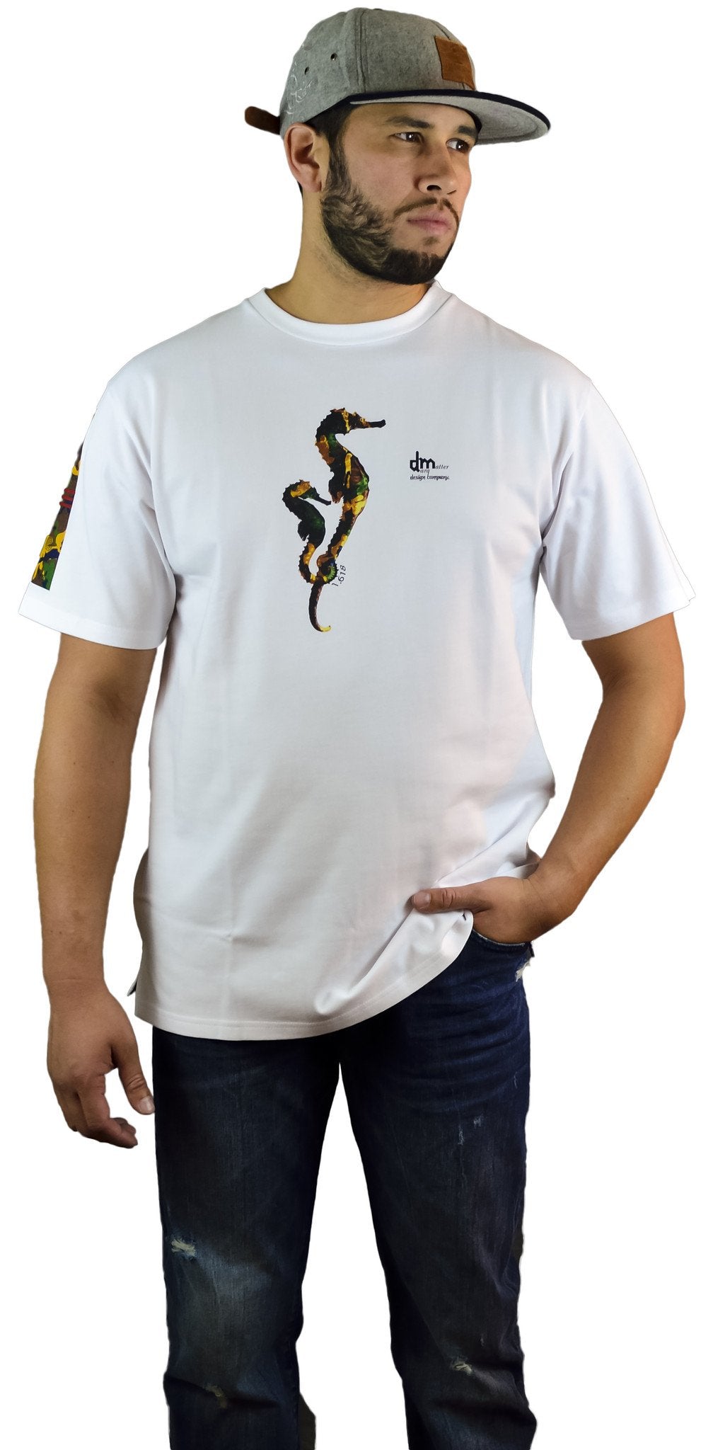 DarqMatterDesign CutnSew T-Shirts Small / White Nommo