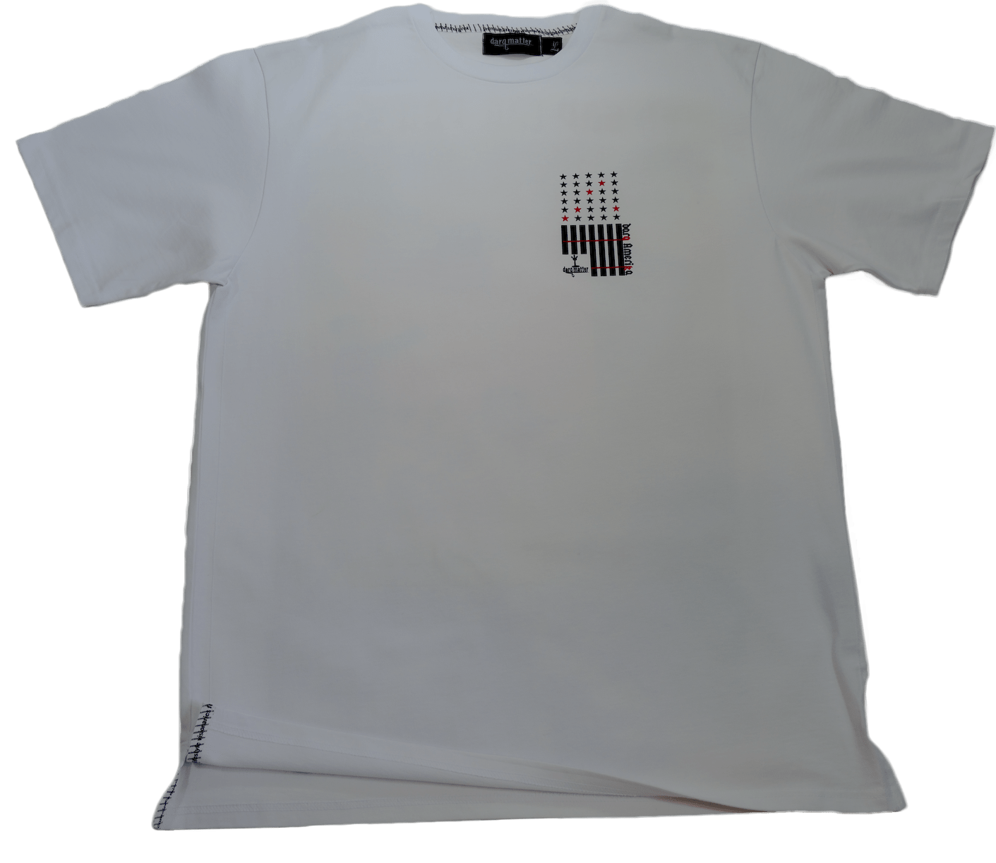 DarqMatterDesign CutnSew T-Shirts Small / White Darq Amerika