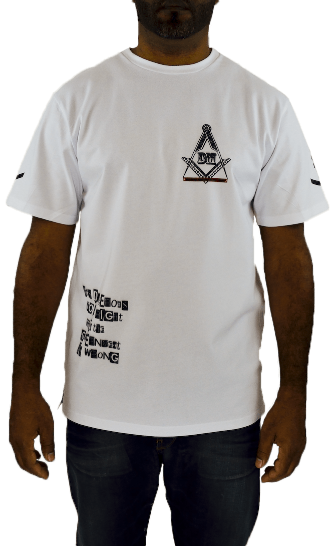 DarqMatterDesign CutnSew T-Shirts Small / White Voltaire